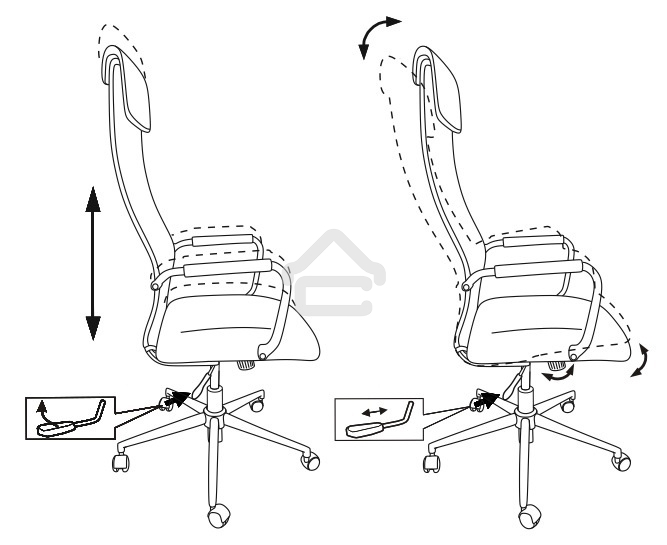Кресло руководителя Бюрократ KB-9N/DB/TW-10N синий TW-01 TW-11 сетка крестовина хром