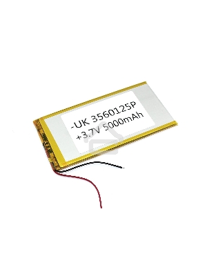 Аккумулятор Li-Pol (батарея) 3.5*60*125мм 2pin 3.7V/5000mAh