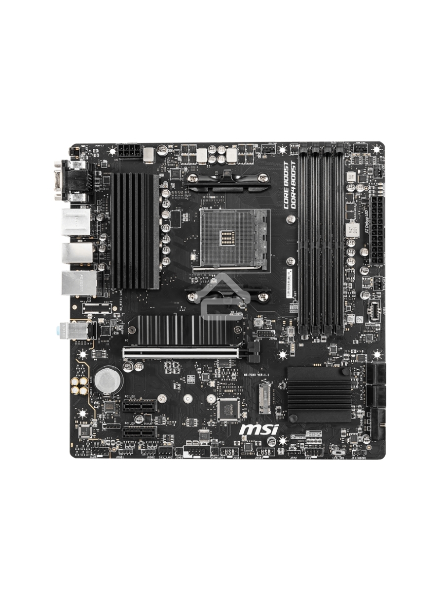 Материнская плата MSI B550M PRO-VDH, AM4, AMD B550, 4xDDR4, 4xSATA, 2xM.2, 1xPCI-E 4.0 x16, 2xPCI-E x1, 1xDP, 1xHDMI, 1xVGA, 1x 1Gb LAN, 2xUSB 2.0, 4xUSB 3.2 Gen 1, 3x3.5 мм, 7.1, Micro-ATX