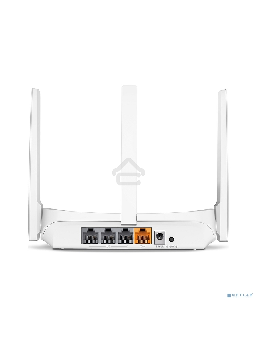 Маршрутизатор Mercusys MW305R Wi-Fi роутер 300 Мбит/с 2,4 ГГц, 1 порт WAN 10/100 Мбит/с + 4 порта LAN 10/100 Мбит/с, 2 фиксированные антенны