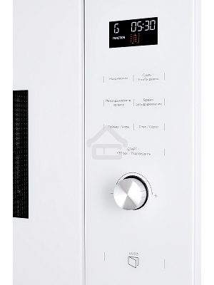 Встраиваемая микроволновая печь Kuppersberg HMW 650 WH электронное управление, мощность микроволновой печи 900 Вт, мощность  кварцевого гриля 1000 Вт, 5 уровней мощности, функция кварцевый гриль, функция автоматического разморажив, функция ручного размора