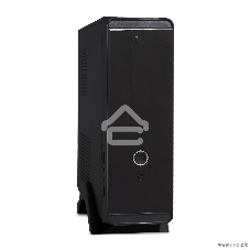 Компьютерный корпус MiniITX ExeGate MI-209 Black, miniITX/mATX, (M400, 80мм), 2*USB, Audio