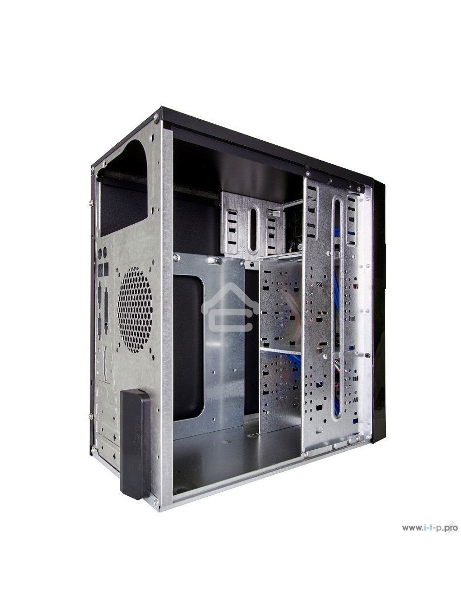 Компьютерный корпус Exegate EX277437RUS Minitower MA-371X Black 500W, mATX <UN500, 120mm> 2*USB+2*USB3.0, Audio