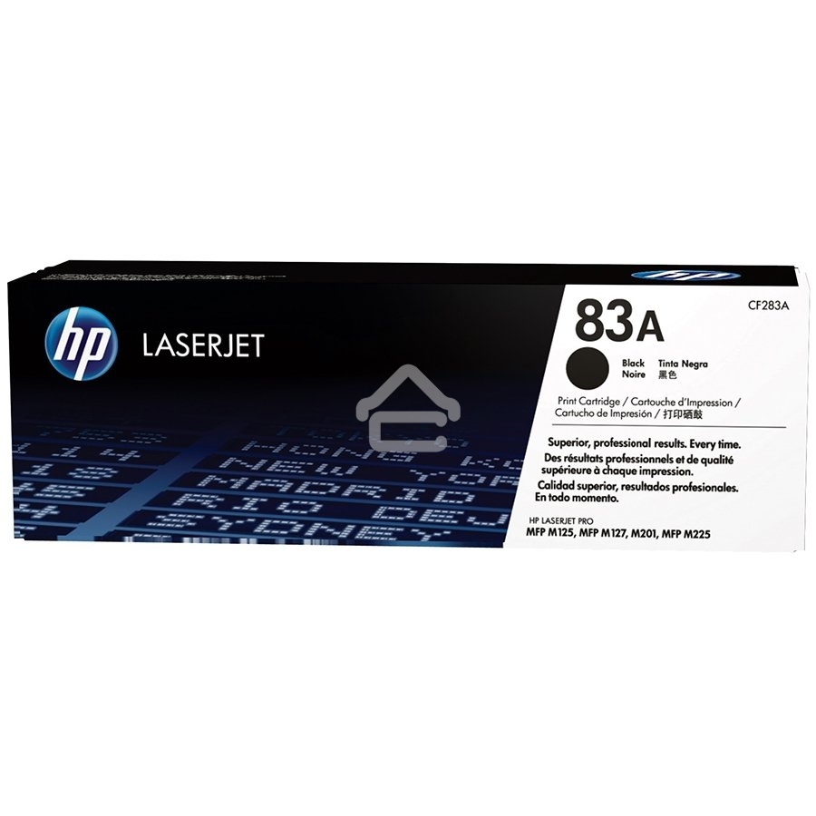 Тонер Картридж HP 83A CF283A черный для HP LJ Pro M125nw/M127fw (1500стр.)