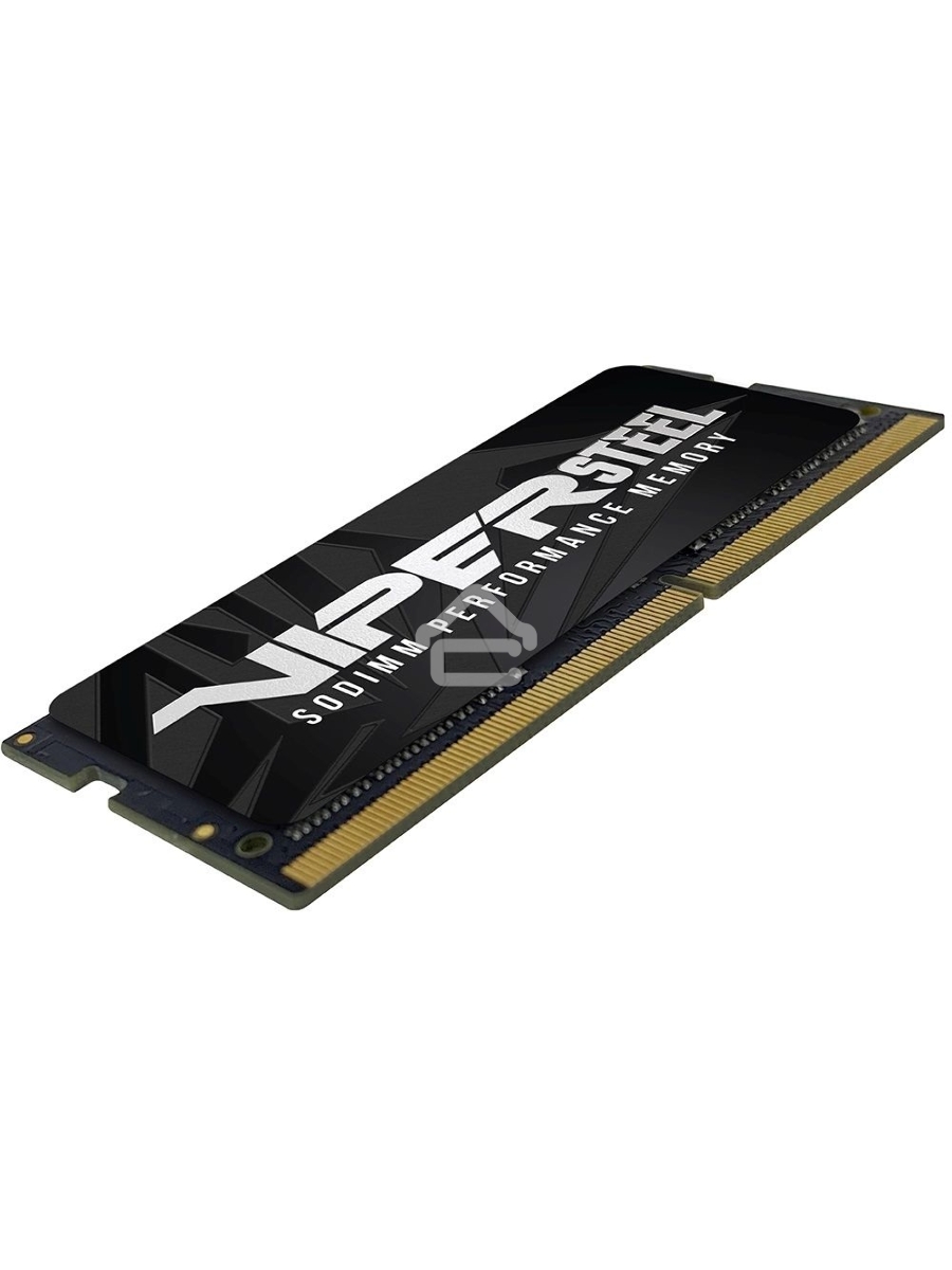 Оперативная память Patriot Viper Steel, DDR4, 8GB (1x8GB), 3200MHz, CL22, с радиатором, черный, SO-DIMM