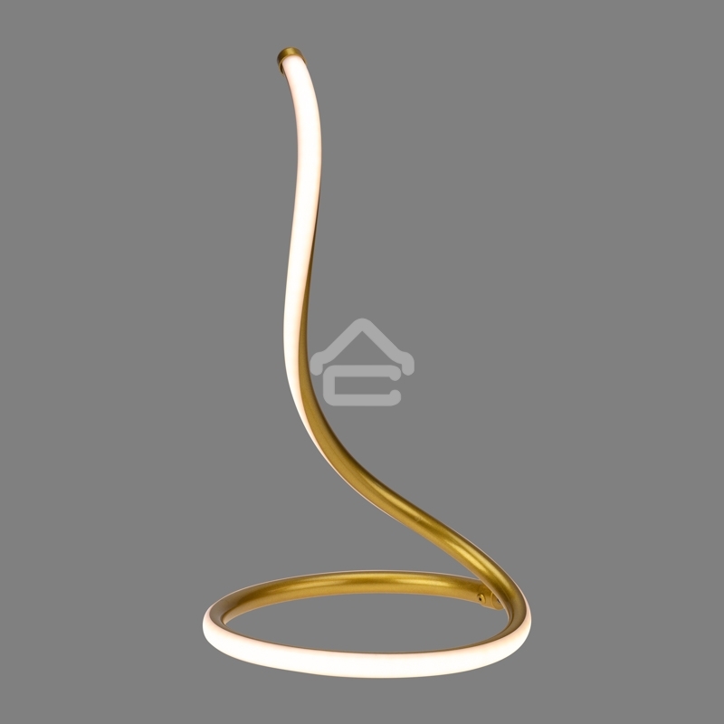 Светильник декоративный Spiral Uno, LED, 2Вт, 3000К, 5В, золотой Rexant