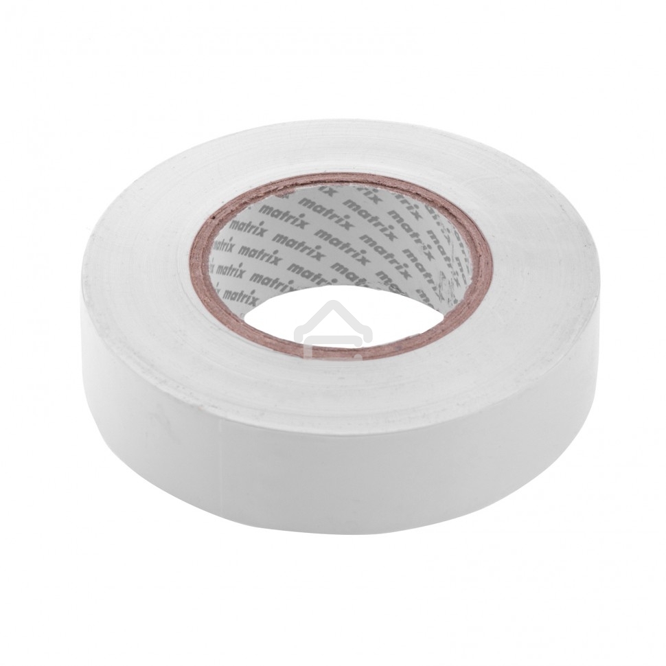 Изолента ПВХ Matrix, 19 мм х 20 м, белая, 150 мкм