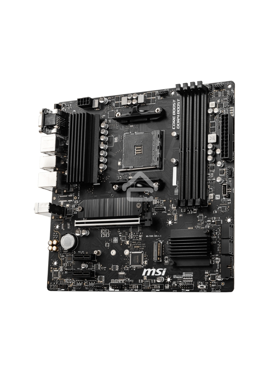 Материнская плата MSI B550M PRO-VDH, AM4, AMD B550, 4xDDR4, 4xSATA, 2xM.2, 1xPCI-E 4.0 x16, 2xPCI-E x1, 1xDP, 1xHDMI, 1xVGA, 1x 1Gb LAN, 2xUSB 2.0, 4xUSB 3.2 Gen 1, 3x3.5 мм, 7.1, Micro-ATX