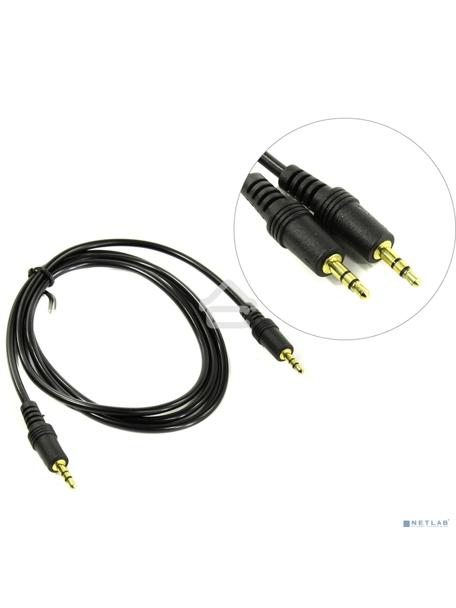 Кабель аудио Exegate EX284942RUS EX-CCA-404-1.2 (3.5mm Jack M/3.5mm Jack M, 1,2м, позолоченные контакты)