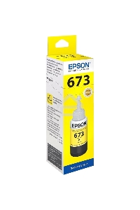 Чернила Epson 673 C13T673498 (аналог C13T67344A) желтый 70мл для Epson L800/L810/L850/L1800