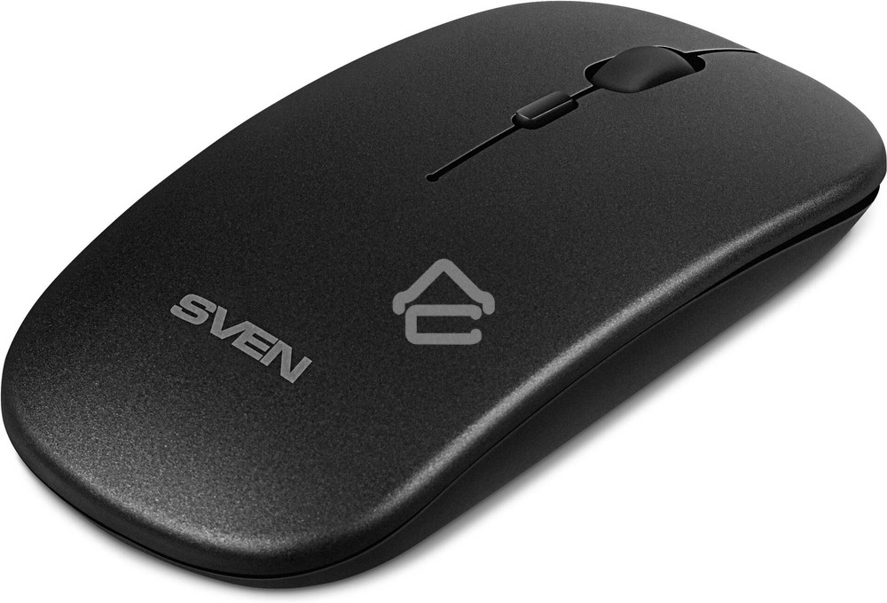 Мышь беспроводная SVEN RX-565SW темно-серый, 1600 dpi, радиоканал, USB, кнопки - 4