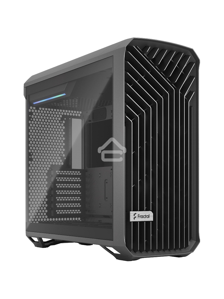 Корпус Fractal Design Torrent Gray TG Light Tint / E-ATX, TG, 2x3.5, 4x2.5, 7xPCI, 1xUSB-C, 2xUSB3.0 / 2x180mm, 3x140mm fans inc. / FD-C-TOR1A-02