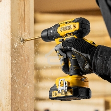 Дрель-шуруповерт аккумуляторная Denzel CDQ-20, 20В, 2 АКБ, Кейс