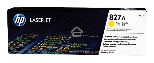 Тонер Картридж HP 827A CF302A желтый для HP CLJ Ent M880