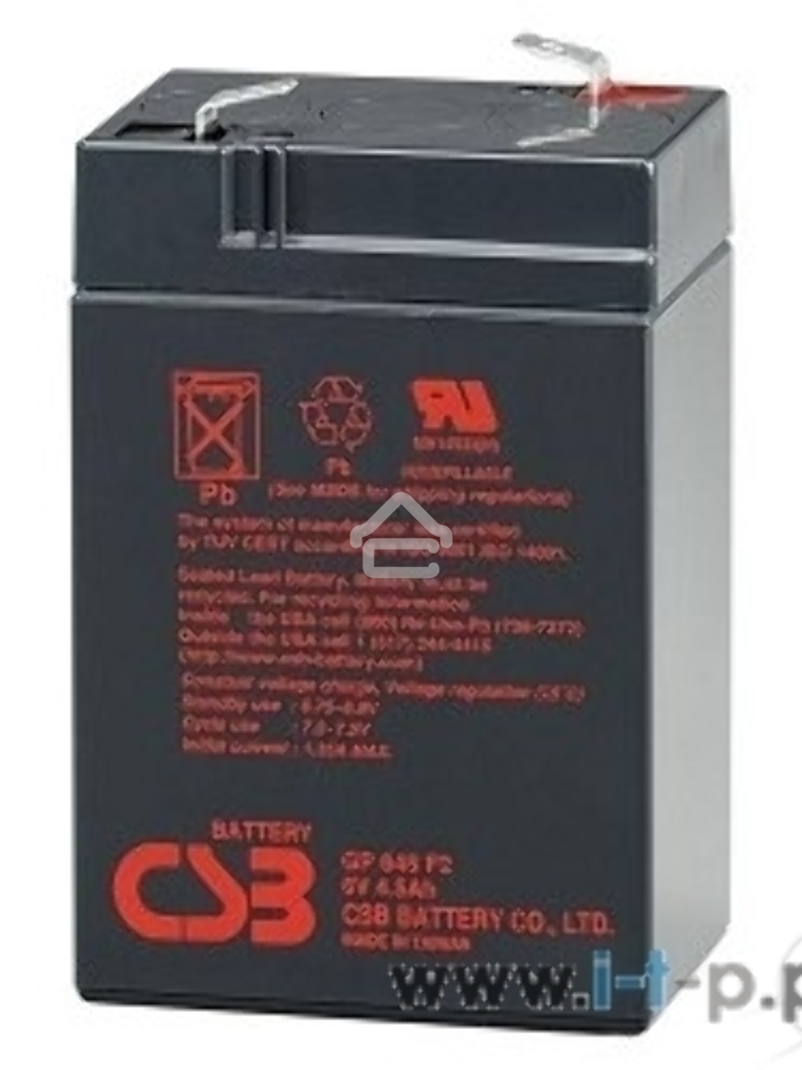 Батарея CSB GP 645 (6V, 4.5Ah)