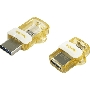 Флеш диск 64GB SanDisk Ultra Android Dual Drive OTG, m3.0/USB 3.0, White-Gold