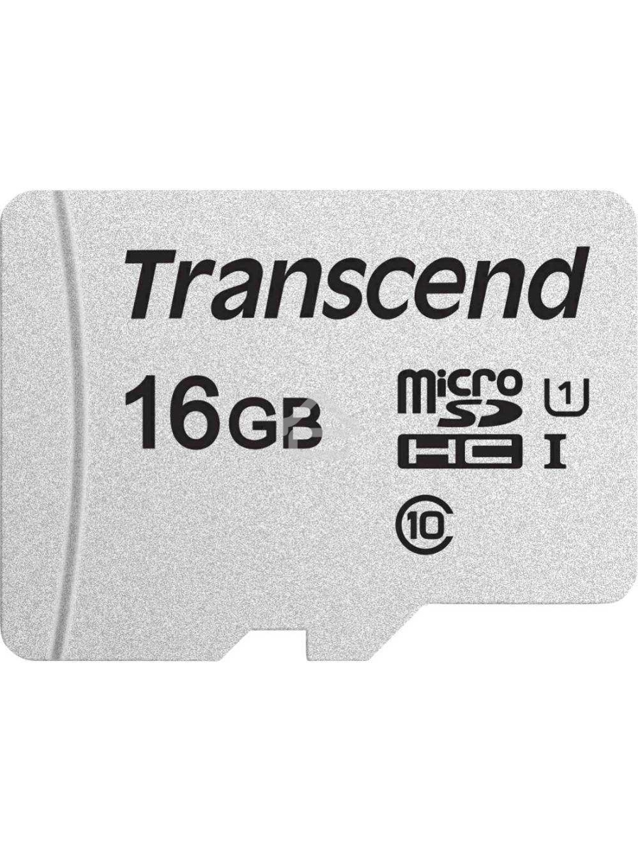 Флеш карта Micro SecureDigital 16Gb TranscendTS16GUSD300S-A{MicroSDHC Class 10 UHS-I, SD adapter}
