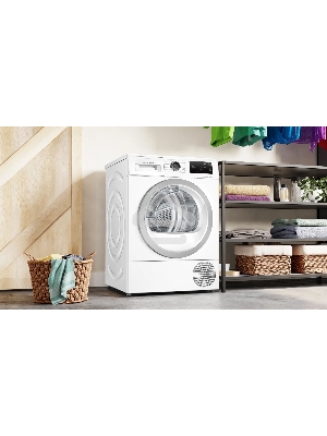 Сушильная машина Bosch WTU8769SSN кл.энер.:A макс.загр.:9кг белый