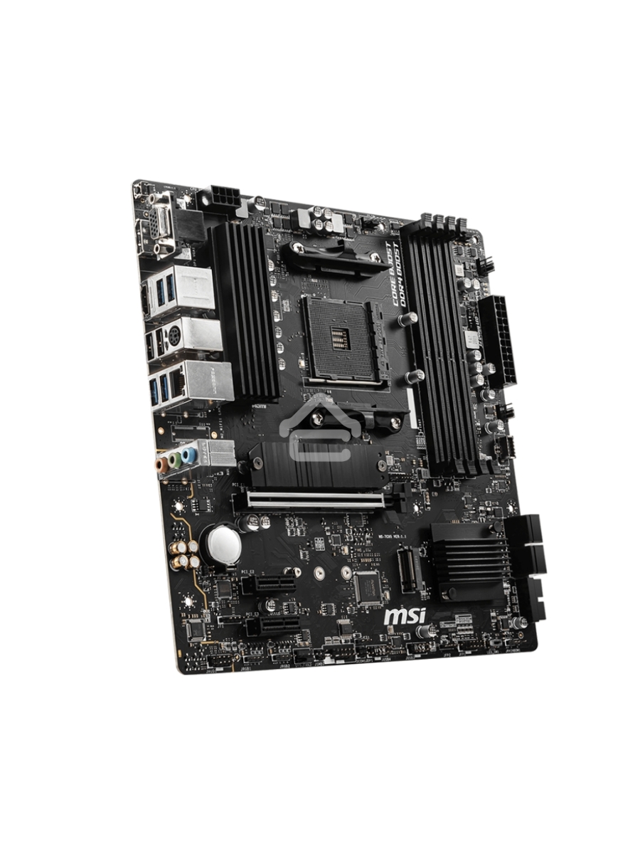 Материнская плата MSI B550M PRO-VDH, AM4, AMD B550, 4xDDR4, 4xSATA, 2xM.2, 1xPCI-E 4.0 x16, 2xPCI-E x1, 1xDP, 1xHDMI, 1xVGA, 1x 1Gb LAN, 2xUSB 2.0, 4xUSB 3.2 Gen 1, 3x3.5 мм, 7.1, Micro-ATX