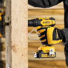 Дрель-шуруповерт аккумуляторная Denzel CDQ-20, 20В, 2 АКБ, Кейс