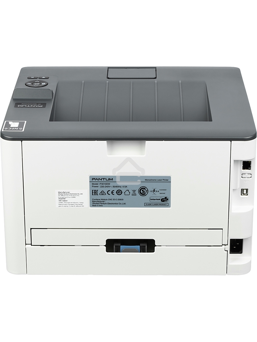 Принтер лазерный Pantum P3010DW, A4, ч/б, печ. до 30 стр/мин., 1200 x 1200 dpi, USB, RJ-45, Wi-Fi, NFC