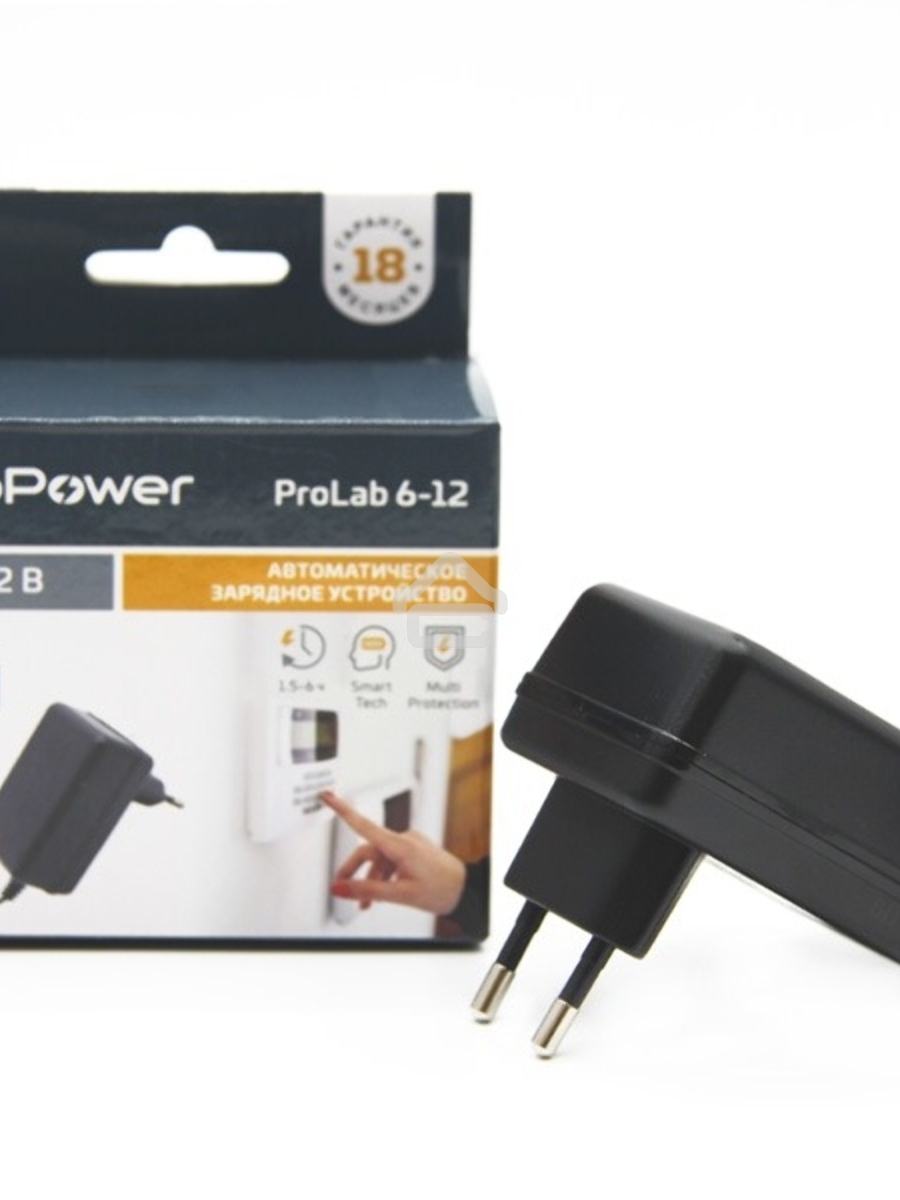 З/У для свинцово-кислотных аккумуляторов 6 и 12V GoPower ProLab 6-12 1.0A (1/100)