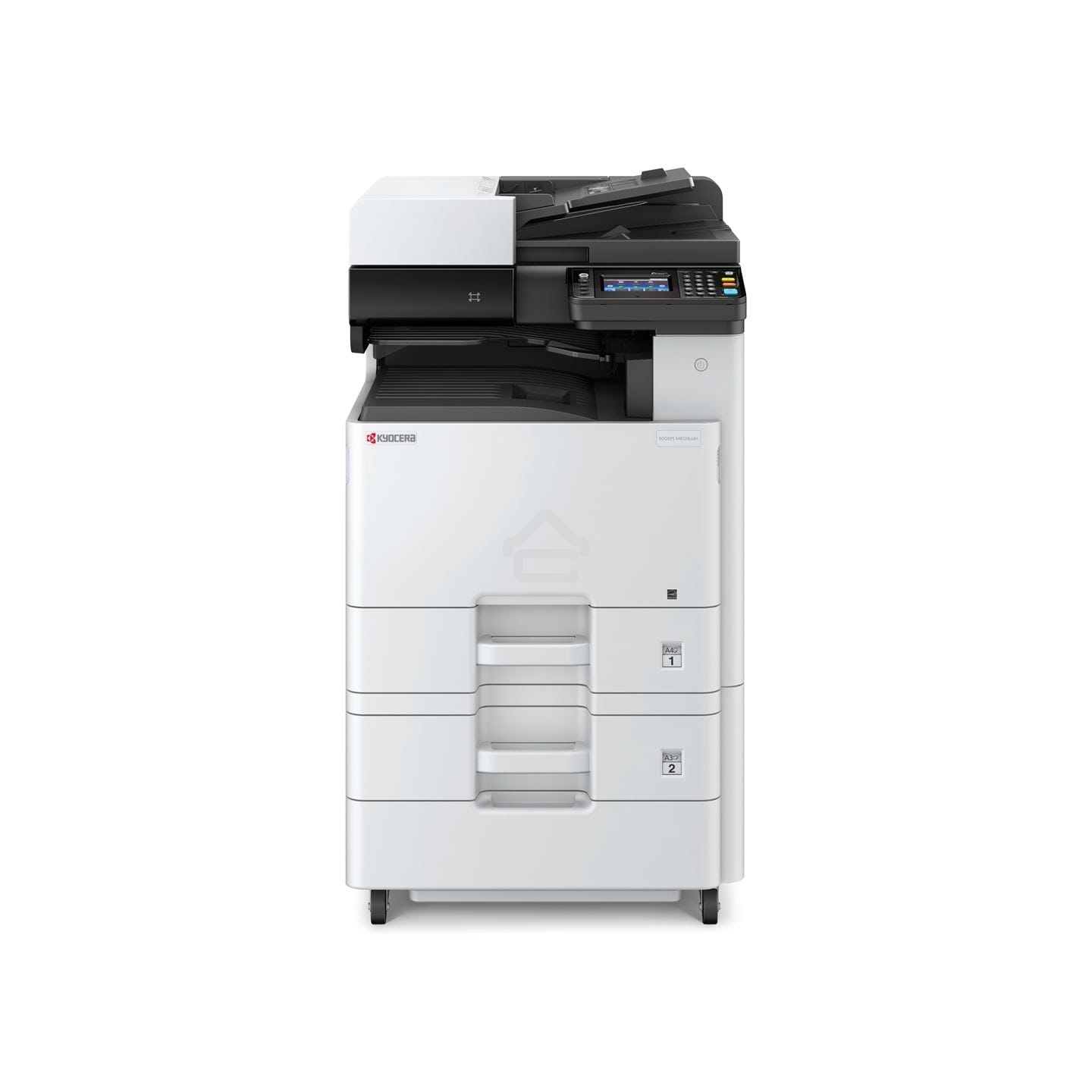 МФУ лазерный Kyocera Ecosys M8124cidn (1102P43NL0), A3, цветной, печ. до 24 стр/мин. (А4) до 12 стр/мин. (А3), скан. до 50 стр/мин., 1200 x 1200 dpi (печать) 600x600dpi (скан.), USB, RJ-45, NFC, Air Print, Mopria