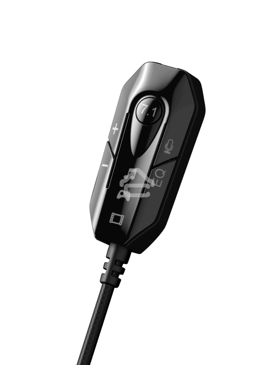 Гарнитура игровая проводная Dareu A730 Black (черный)