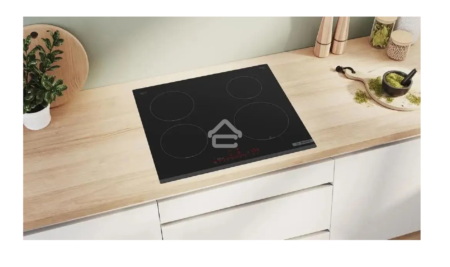 Индукционная варочная панель Bosch PIE631HB1E черный