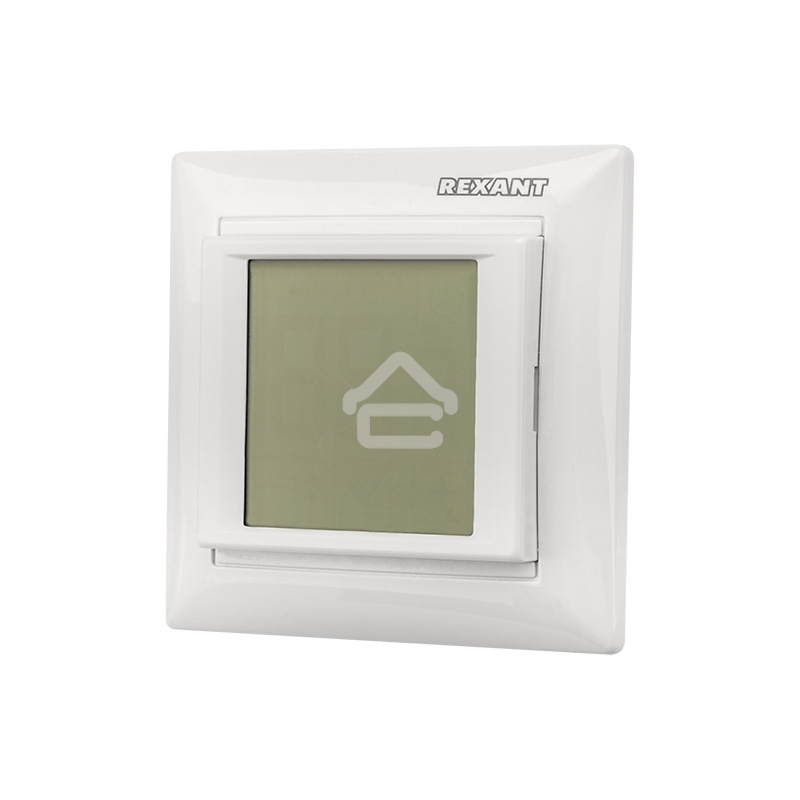 Терморегулятор сенсорный Rexant RX-419B, белый, совместим с Legrand серии Valena