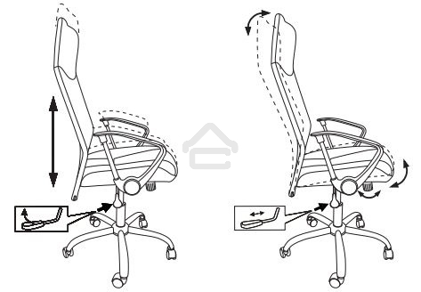 Кресло руководителя Бюрократ CH-600SL черный, искусст.кожа, сетка/ткань, крестовина металл хром