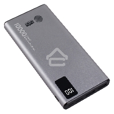Портативный аккумулятор Cactus CS-PBFSLT-10000 10000mAh 3A 2xUSB серый