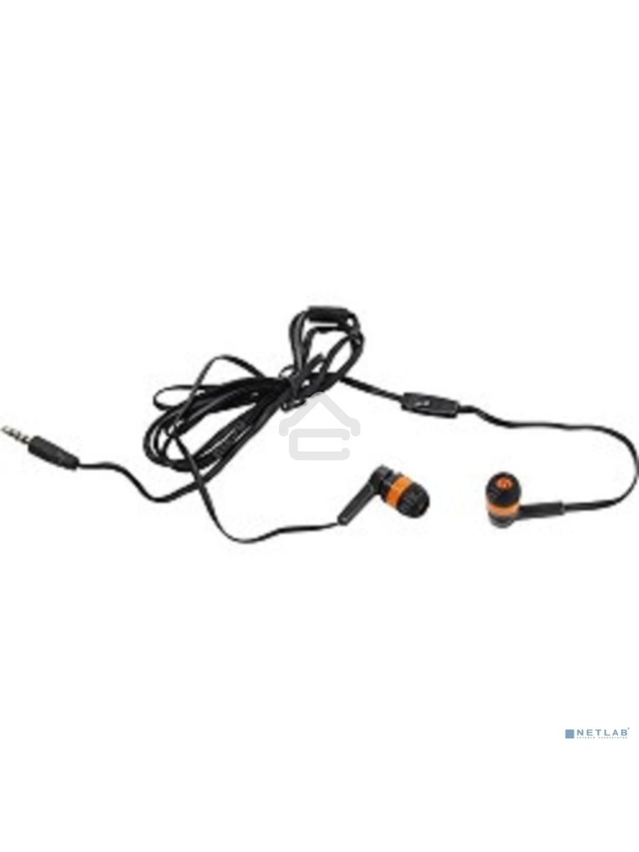 Наушники Defender Pulse 420 черный/оранжевый
