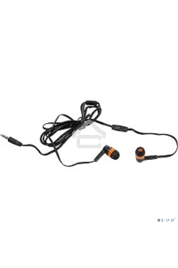 Наушники Defender Pulse 420 черный/оранжевый