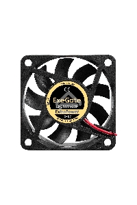 Вентилятор для корпуса ExeGate ExtraPower EP06015S3P черный, 60 мм, 4800 об/мин, 32 дБ, 3 pin