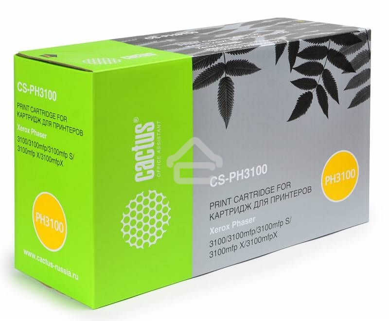 Картридж лазерный Cactus CS-PH3100 (106R01379) черный для Xerox Phaser 3100MFP (4000 стр.)