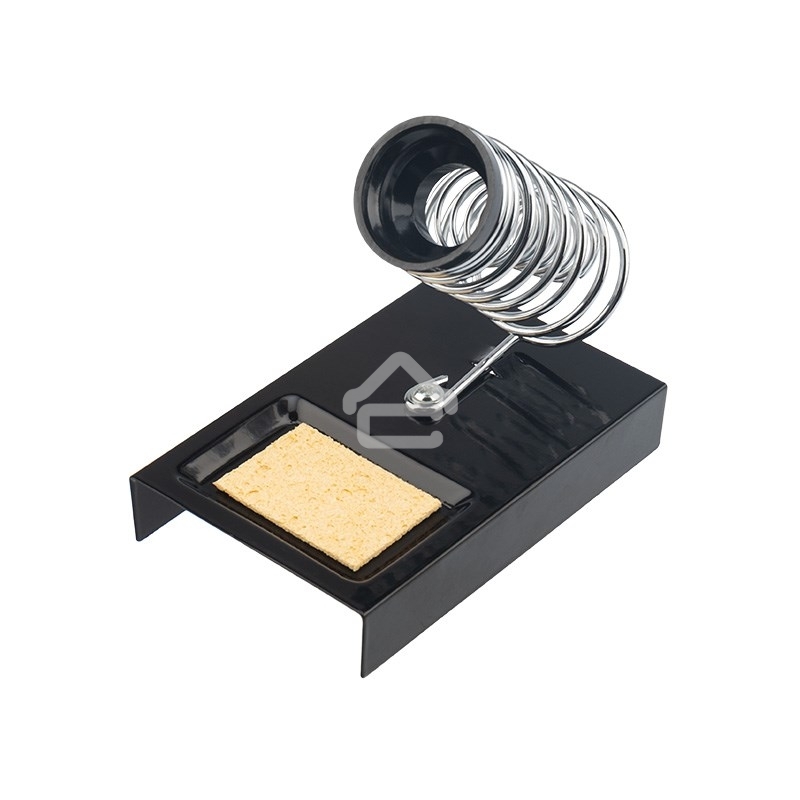 Подставка для паяльника Rexant, ниша квадратная, губка, металл