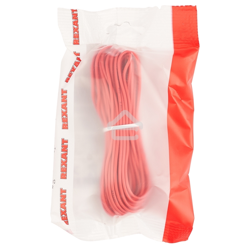 Провод автомобильный ПГВА/ПВАМ Rexant 1х0,50 мм, красный, мини-бухта 10 м