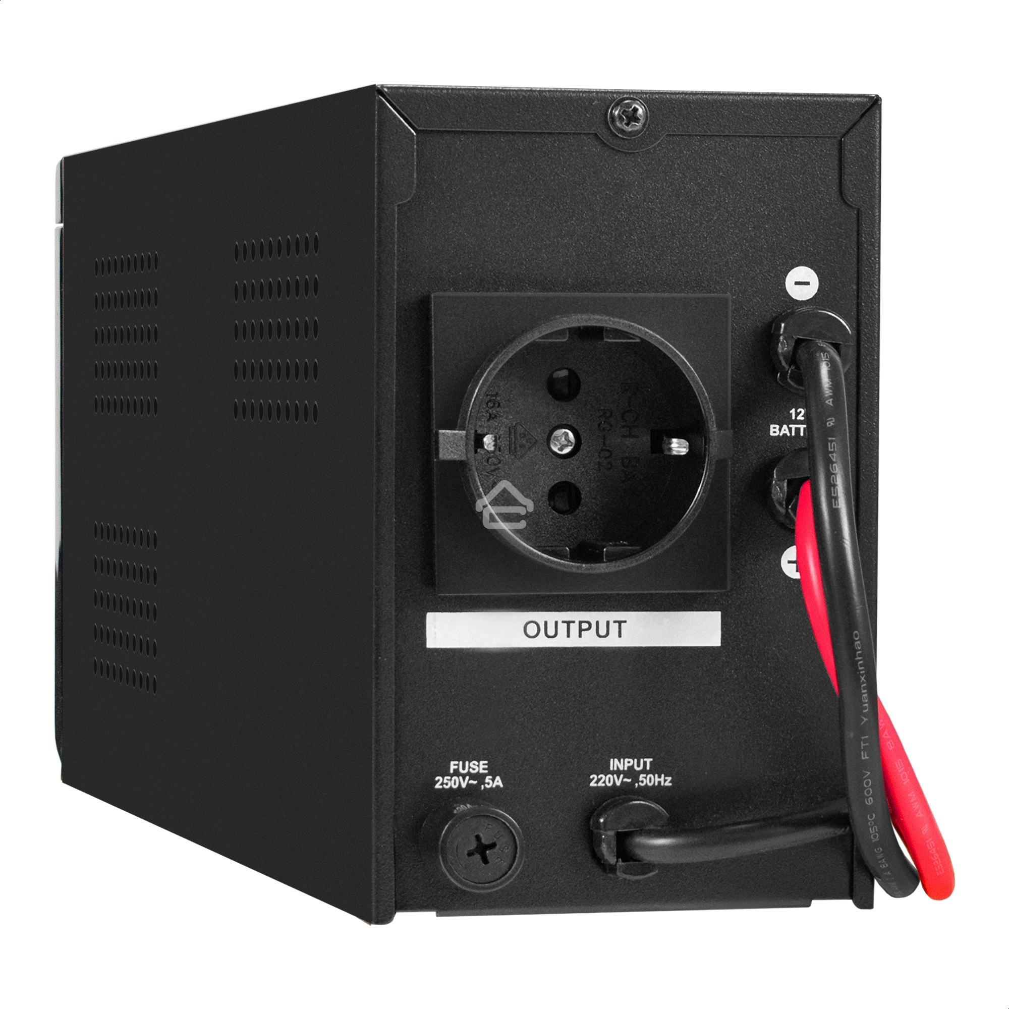 Комплект ИБП EX295986RUS + батарея 120Aч EX282988RUS 1шт (инвертор, синус, для котла) ExeGate SineTower SZ-600.LCD.AVR.1SH <600VA/360W, чистый синусоида, LCD дисплей, AVR, 1*Schuko, линейно-интерактивный, Black> + батарея ExeGate DT 12120 (12В, 120Ач) 1шт