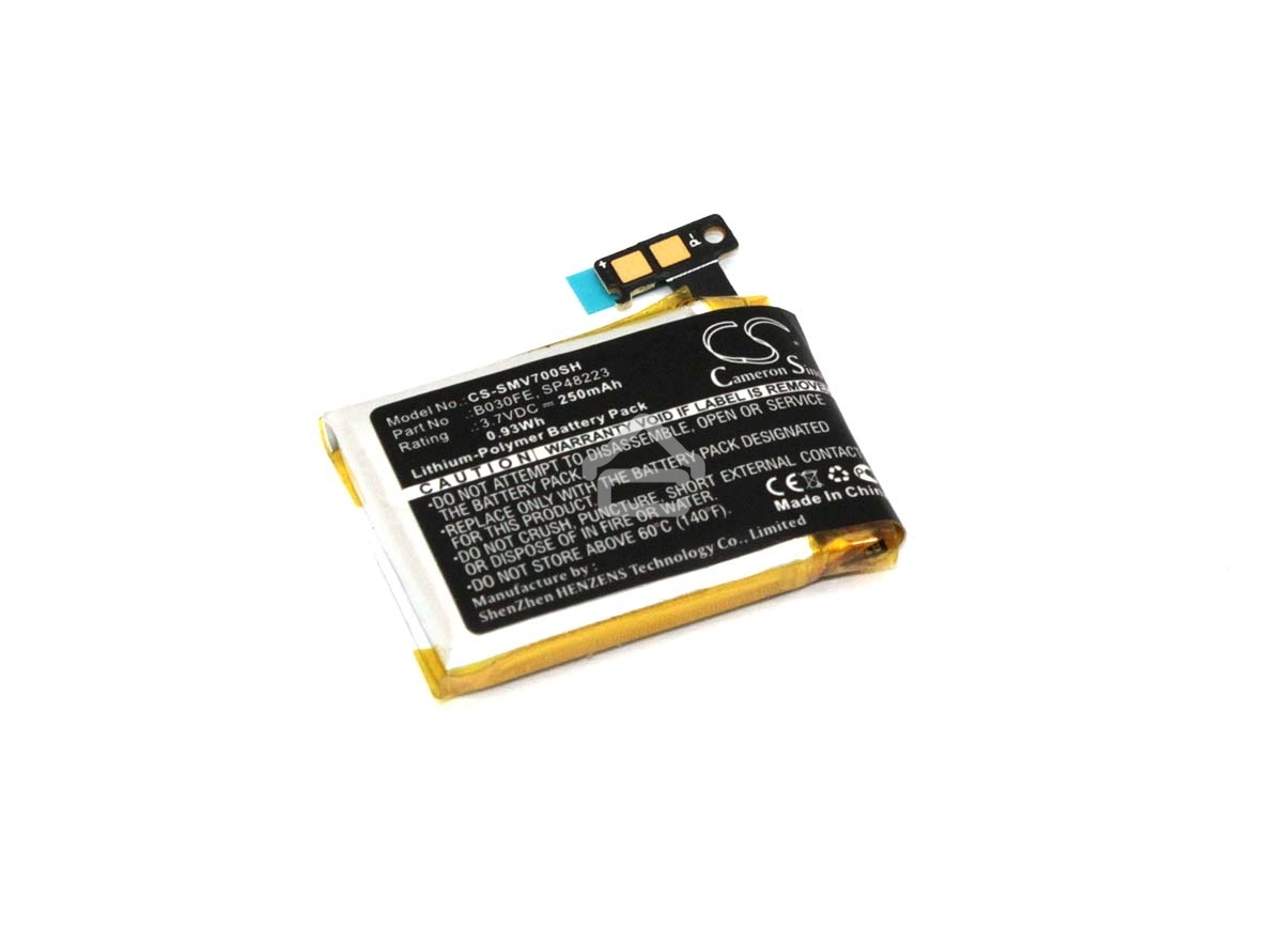 Аккумуляторная батарея CameronSino дляSamsung Galaxy Gear SM-V700(GH43-03992A) 250 mAh