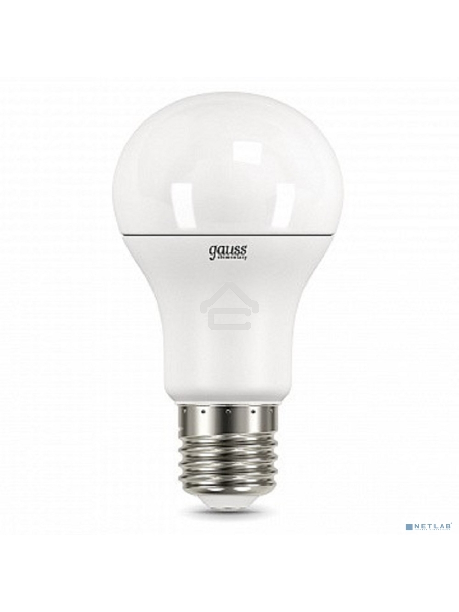 Лампа GAUSS LED Elementary 23215A60 15W E27 2700K 1/10/40 груша