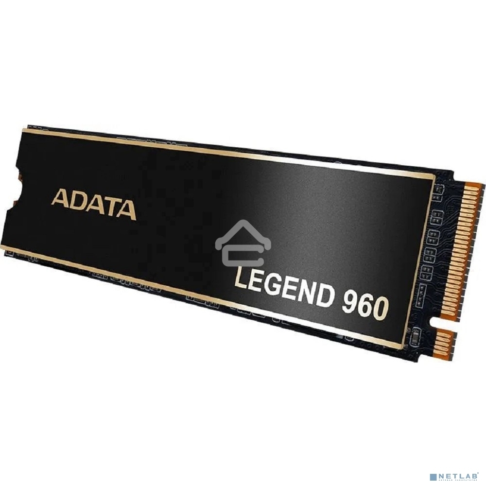 Накопитель SSD ADATA LEGEND 960, 2Tb, PCIe 4.0 x4, M.2 2280, NVMe, R/W 7400/6800, с радиатором