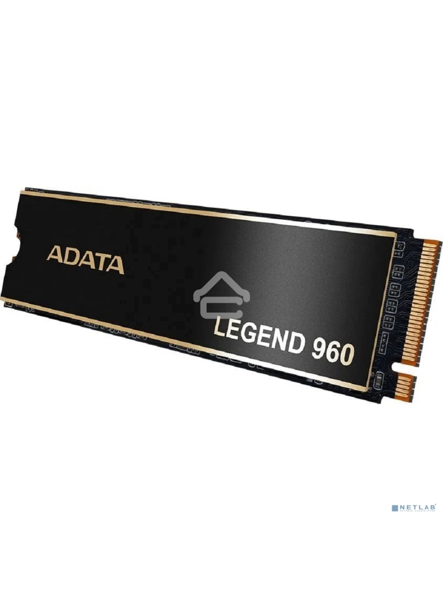 Накопитель SSD ADATA LEGEND 960, 2Tb, PCIe 4.0 x4, M.2 2280, NVMe, R/W 7400/6800, с радиатором