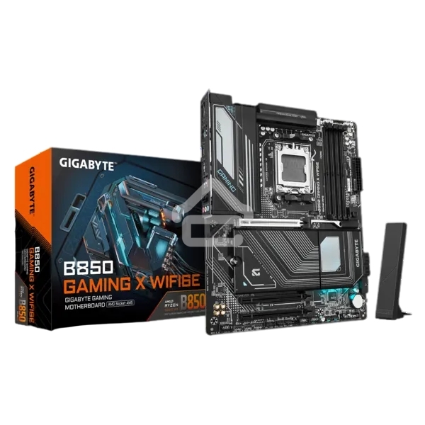 Материнская плата Gigabyte B850 GAMING X WIFI6E, AM5, AMD B850, 4xDDR5, 4xSATA, 3xM.2, 1xPCI-E 5.0 x16, 2xPCI-E 3.0 x1, 1xHDMI, 1xDP, 1x 2.5Gb LAN, 3xUSB-A 3.2 Gen 1, 1xUSB-A 3.2 Gen 2, 3xUSB-A 2.0, 1xUSB-C 3.2 Gen 2, 3x3.5 мм, 7.1, ATX