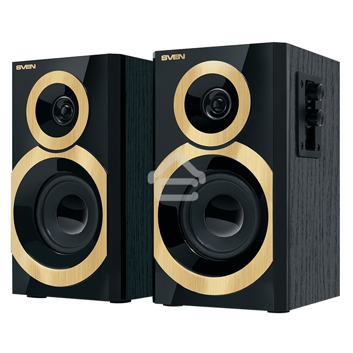 Колонки SVEN SPS-619 GOLD акустическая система 2.0, мощность 2х10 Вт(RMS)