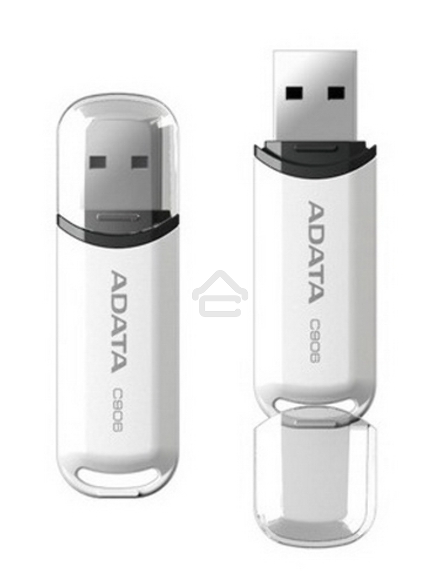 Флеш диск ADATA Flash Drive 32Gb C906 AC906-32G-RWH {USB2.0, White}
