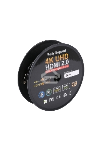 Активный оптический кабель Cablexpert HDMI, 50м, v2.0, 19M/19M, AOC Premium Series, позол.разъемы, экран, коробка
