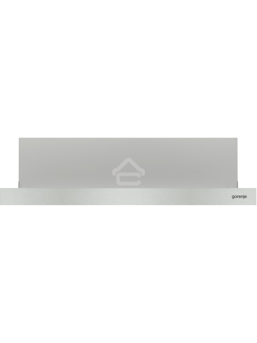 Встраиваемая вытяжка Gorenje TH62E4X, ширина 60 см, механическое управление, отвод и рециркуляция, 450 м3/ч, нержавеющая сталь
