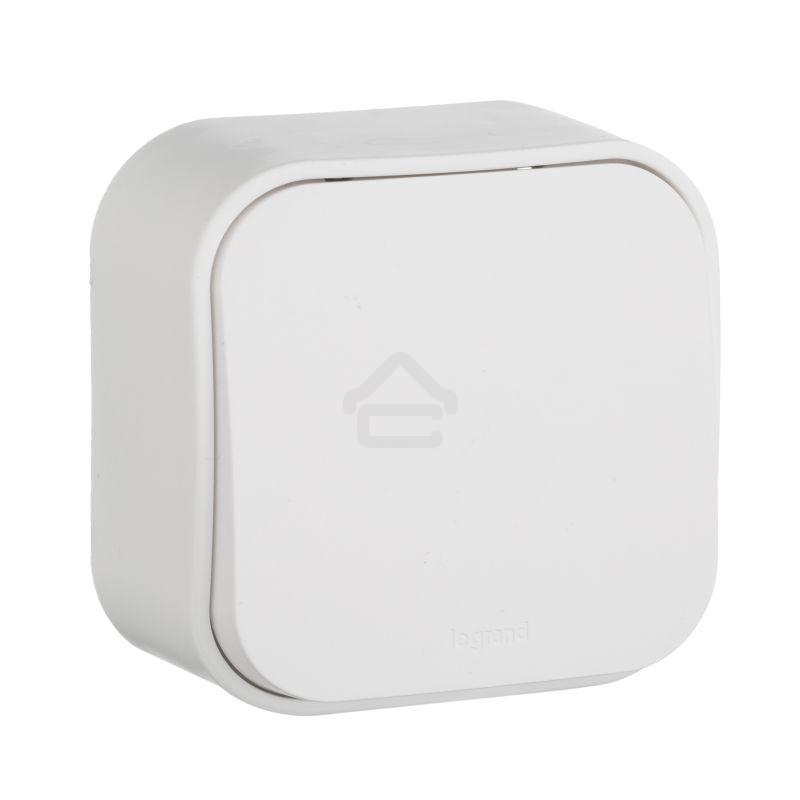 Выключатель Quteo 10A 1-клав., белый