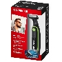 Машинка для стрижки Polaris PHC 0303RB черный/лайм 240Вт